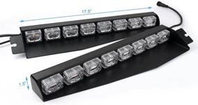img 2 attached to Lightbar Windshield Emergency Hazard Warning Lights & Lighting Accessories and Warning & Emergency Lights