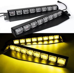 img 4 attached to Lightbar Windshield Emergency Hazard Warning Lights & Lighting Accessories and Warning & Emergency Lights