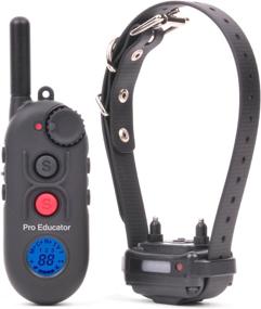 img 3 attached to Pro Educator PE-900-1/2 Mile Remote Bundle: Rechargeable Waterproof E-Collar - Static, Vibration, Sound + Training Clicker