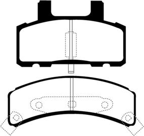 img 1 attached to EBC Brakes DP31273C Redstuff Ceramic - EBC тормоза Redstuff Ceramic.