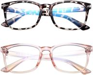 👓 computer eyestrain protection glasses – anti-blue light blocking eyewear logo