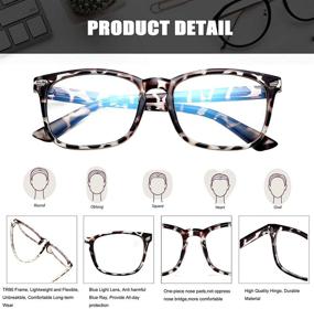 img 1 attached to 👓 Computer Eyestrain Protection Glasses – Anti-Blue Light Blocking Eyewear