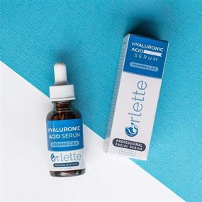 img 3 attached to 🌟 Orlette Hyaluronic Acid Serum - Face Hydration & Plumping, Vitamin C-E Enriched, Anti-Aging Formula Reduces Fine Lines, Wrinkles, Acne Scars