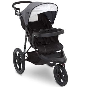 img 4 attached to Jeep Classic Jogging Stroller Grey