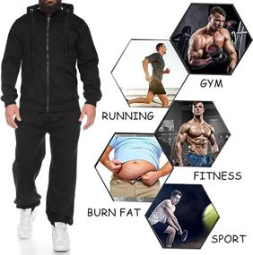 img 1 attached to COOFANDY Academy Tracksuit Drawstring Sweatsuit Men's Clothing