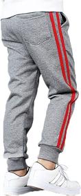 img 2 attached to 👖 High Performance Comfort Sweatpants with Pockets for Boys - Trousers Sweatpants