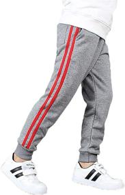 img 3 attached to 👖 High Performance Comfort Sweatpants with Pockets for Boys - Trousers Sweatpants