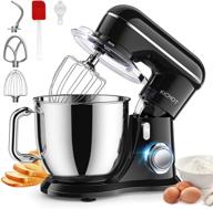 🍰 kichot sm-1533 stand mixer - 10+p speed, 4.8 qt. tilt-head dough mixer with dough hook, beater, wire whisk & splash guard attachments for baking, cake, cookie, kneading - household stand mixers логотип