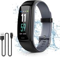 kirlor fitness tracker: colorful screen smart bracelet with heart rate blood pressure monitor and bluetooth for android & ios логотип