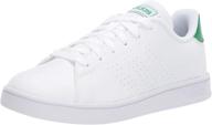 adidas advantage sneaker white green logo