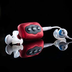 img 1 attached to 🎧 SYRYN Swimbuds Sport Bundle: 8 GB Waterproof Music Player, Compatible with iTunes Files (Excludes Apple Music)
