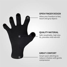 img 2 attached to Arthritis Compression Rheumatoid Osteoarthritis Fingerless Outdoor Recreation in Accessories