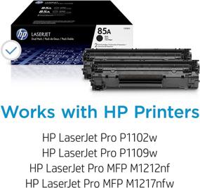 img 3 attached to Картриджи тонера HP CE285D 85A (2 шт.), черные, совместимы с HP LaserJet Pro M1212nf, M1217nfw, P1102w, P1109w