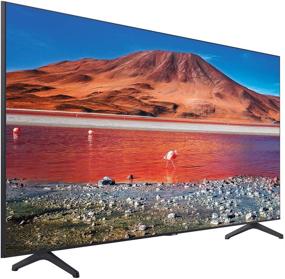 img 2 attached to 📺 Samsung UN65TU7000 65-inch 4K Ultra HD Smart LED TV (2020 Model) - 360 Design Bundle with TaskRabbit Installation Services, Wall Mount, HDMI Cables, and Surge Adapter