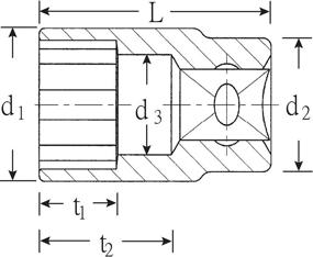 img 1 attached to Stahlwille 52 28 Диаметр шестигранной головки