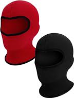 windproof winter fleece boys' balaclava - essential accessory logo