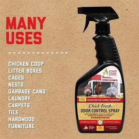 img 1 attached to 🐔 Chick Fresh - Ultimate Odor Control Spray for Backyard Chickens! Say Goodbye to Chicken Coop Odor & Ammonia with our 24 oz Spray Bottle!