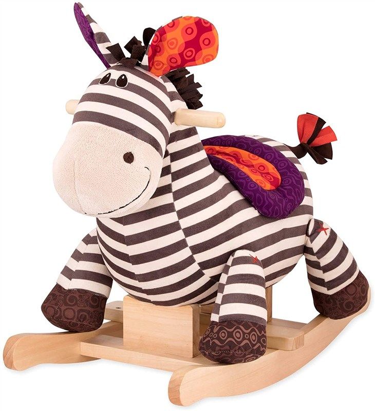 b toys battat rocking zebra 로고