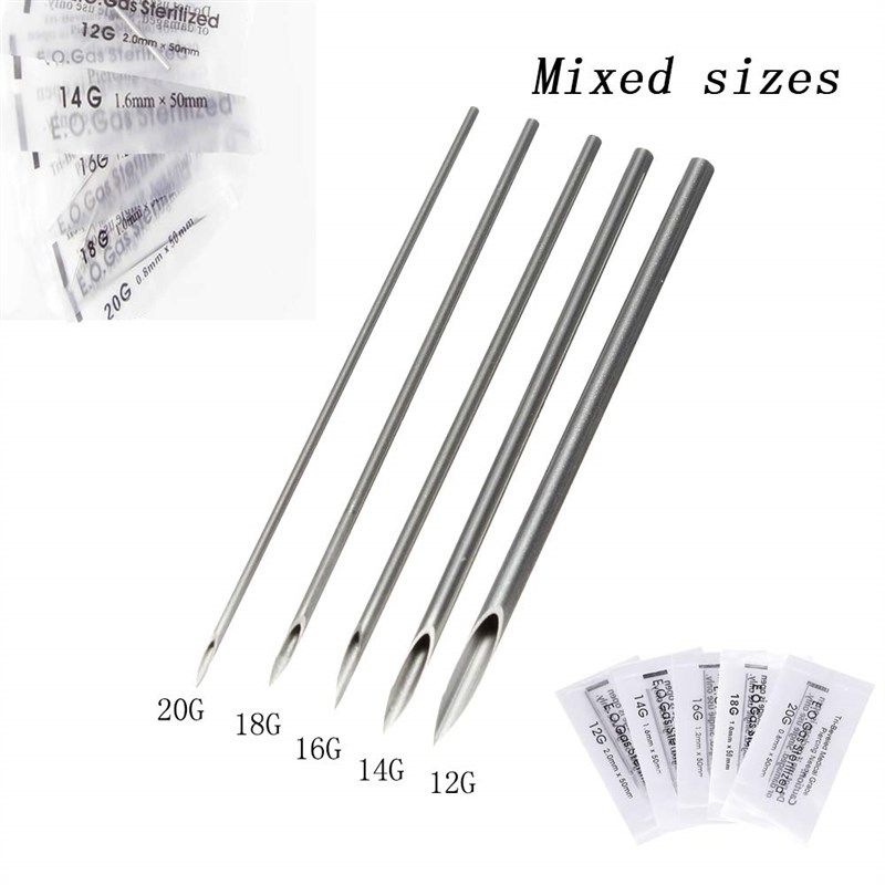 Cartilage piercing shop needle size