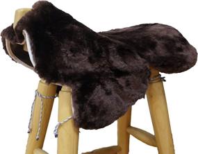 img 2 attached to Merino Sheepskin Western Saddle Seat Saver