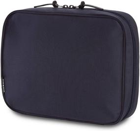 img 3 attached to 💼 SWISSGEAR Portfolio Cord Organizer Case with 10” x 7” Bonus Tablet Sleeve, Water Resistant, Zipper Closure – Navy – Travel Tech Wire Case