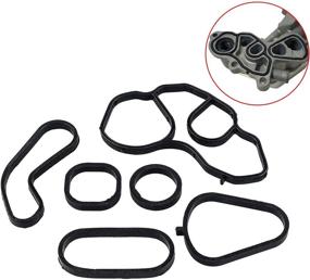 img 4 attached to 🔧 3mirrors Mini Cooper Paceman Countryman Oil Filter Housing & Oil Cooler Gasket Seal Kit 11428643747