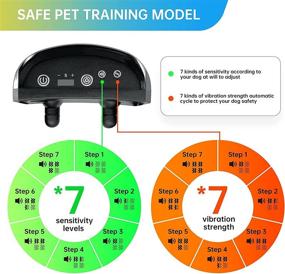 img 2 attached to Rechargeable Dog Bark Collar | Humane No Shock Barking Collar with Beep | 🐶 2 Vibration Modes & 7 Adjustable Sensitivity | Automatic Training Collar for Small, Medium, Large Dogs