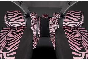 img 1 attached to CarXS Velvet Animal Pattern Car Seat Covers