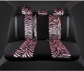 img 2 attached to CarXS Velvet Animal Pattern Car Seat Covers