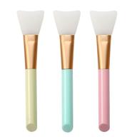 🧖 soft silicone facial mud mask applicator brush set - includes 3pcs brushes for body lotion, body butter, and more - by borogo, leading mask beauty tool brand logo