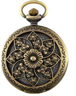 🌸 bronze flower openwork quartz jewelrywe logo