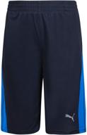 🔥 top-notch performance: puma boys' core essential athletic shorts logo