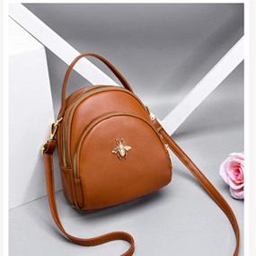img 3 attached to Stylish Fashion Backpack Purse for Women: Shoulder Bag, Handbag, Wallets, and More!