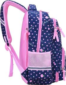 img 2 attached to 🎒 Elementary Primary Girls Backpacks: Bookbags for Better Organization