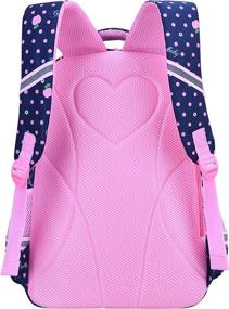 img 1 attached to 🎒 Elementary Primary Girls Backpacks: Bookbags for Better Organization