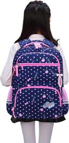 img 3 attached to 🎒 Elementary Primary Girls Backpacks: Bookbags for Better Organization