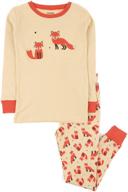 100% cotton sleepwear: leveret striped kids & toddler boys pajamas 2 piece pjs set (toddler-14 years) logo