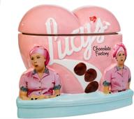 🍫 i love lucy chocolate factory cookie jar by kurt s. adler: a sweet and nostalgic treat! логотип