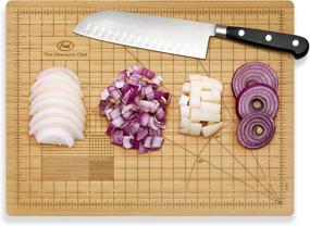 img 1 attached to 🔪 Genuine Fred The Obsessive Chef Bamboo Cutting Board, 9x12-inch