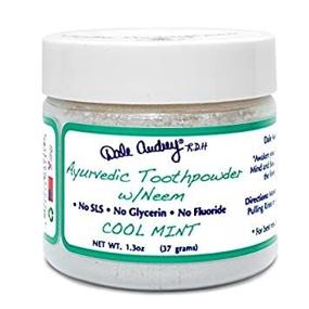 img 2 attached to 🌿 Natural Ayurvedic Mineralizing Toothpowder – Neem & Organic Mint | 1.3 oz | Fluoride-Free, Chemical-Free, Sensitivity-Free, Safe for Enamel & Dental Work