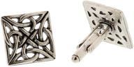 silver celtic knot cufflinks classic logo