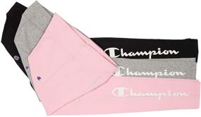 img 1 attached to 🏻 Champion Girls' Clothing: Heritage Performance Legging and Athletic Leggings