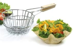 img 1 attached to 🌮 Norpro Tortilla Fry Basket with Durable Wire Design