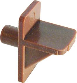 img 1 attached to 🛒 Brown Plastic Shelf Support Pegs, 1/4 inch, Pack of 50 - Prime-Line Products MP9001