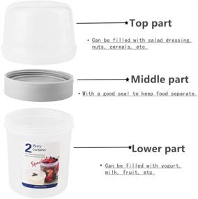 img 2 attached to PETWEKAN Breakfast Cups，Yogurt Portable Container