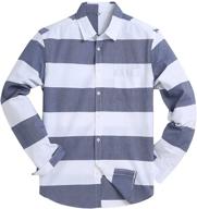 versatile and stylish sleeve regular oxford casual button shirt - perfect for any occasion! logo