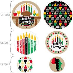 img 3 attached to Happy Kwanzaa African Heritage Party Giant Circle Confetti - Large 27 Count - Big Dot of Happiness Party Decorations