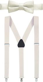 img 4 attached to 👔 HoldEm Suspender POLISHED Pre Tied Tuxedo Royal: The Perfect Accessory for a Dapper Look!