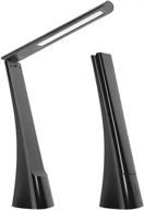 🌟 starpie led desk lamp: versatile cordless foldable task light for living room, kids, and reading - black логотип