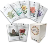 liffly 14 packs scented sachets: lavender, rose, jasmine, ocean, vanilla, sandalwood, gardenia - aromatic drawer and closet refreshers, 7 luxurious scents logo